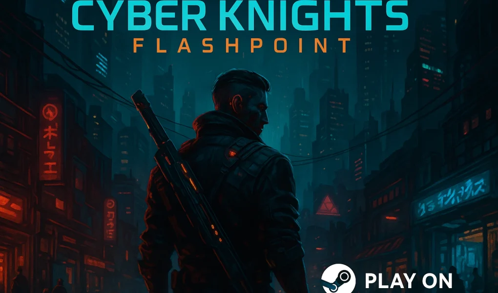 cyber knights flashpoint, cyber knights flashpoint steam, cyber knights flashpoint pc, cyberpunk strategy game