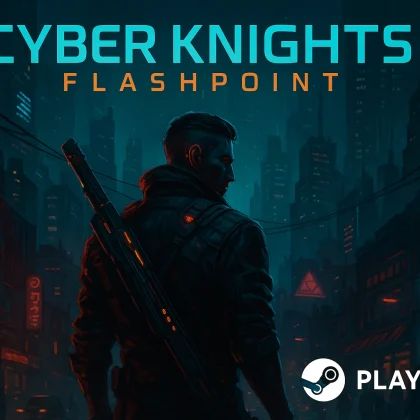 cyber knights flashpoint, cyber knights flashpoint steam, cyber knights flashpoint pc, cyberpunk strategy game