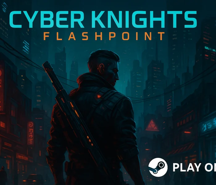 cyber knights flashpoint, cyber knights flashpoint steam, cyber knights flashpoint pc, cyberpunk strategy game