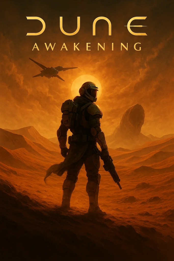 poster dune awakening, dune awakening, dune awakening pc, dune awakeing steam