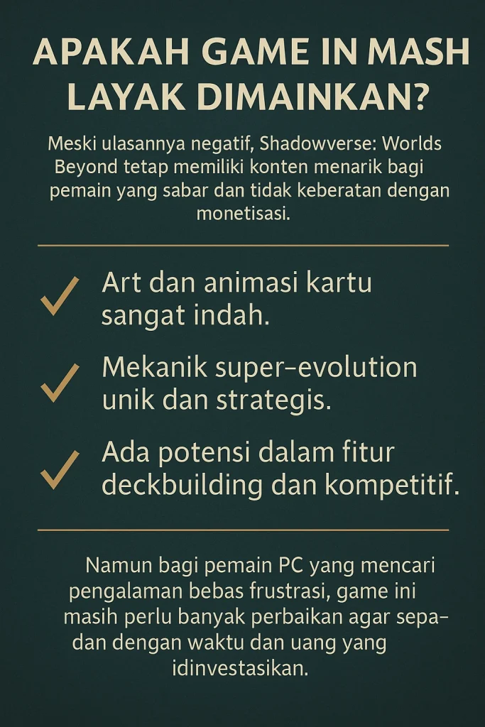 infogafis Shadowverse Worlds Beyond steam