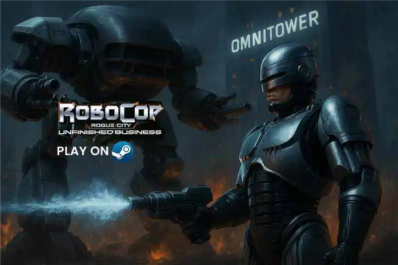 RoboCop Rogue City Unfinished Business, RoboCop Rogue City Unfinished Business steam, RoboCop Rogue City Unfinished Business pc