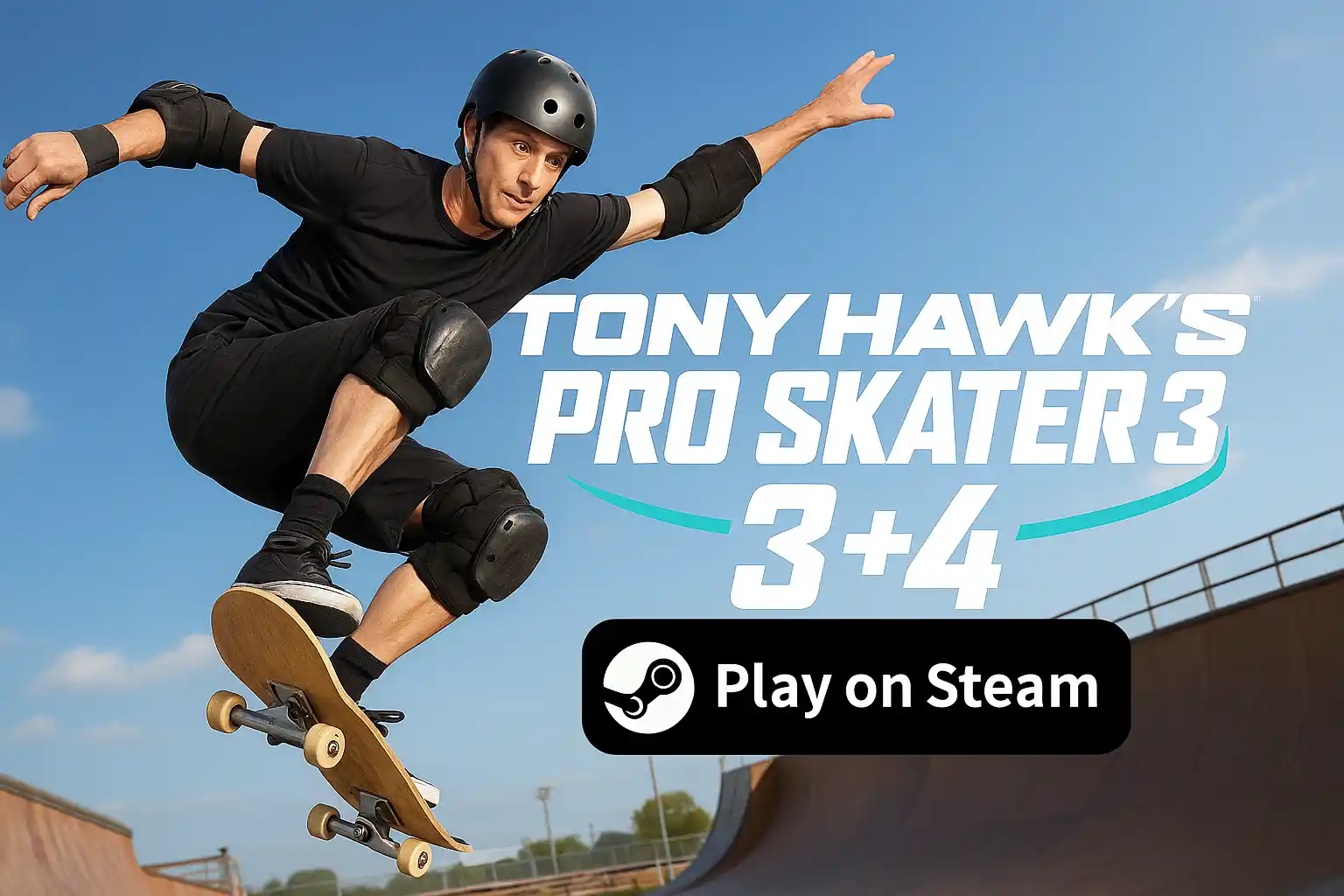 Tony Hawk Pro Skater 3+4, Tony Hawk Pro Skater 3+4pc, Tony Hawk Pro Skater 3+4 steam, remake THPS, Tony Hawk Steam