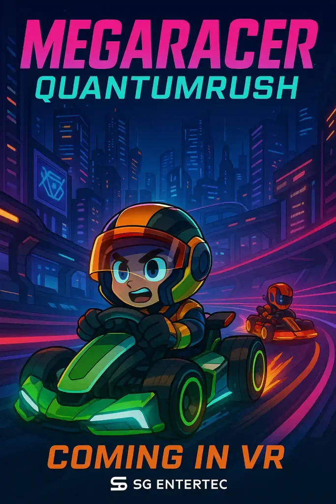 MEGARACER QUANTUMRUSH poster